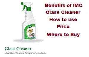 imc glass cleaner benefits